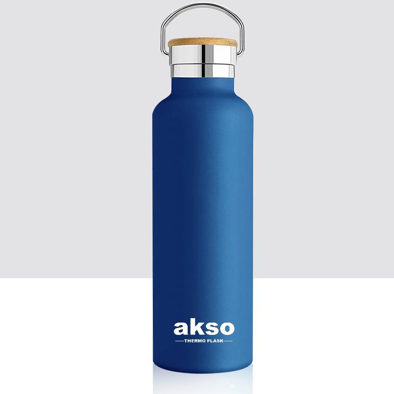 Eco-Friendly Double Wall Custom Logo Bottle Water standard Mouth Vacuum Insulated Drink Sport Stainl